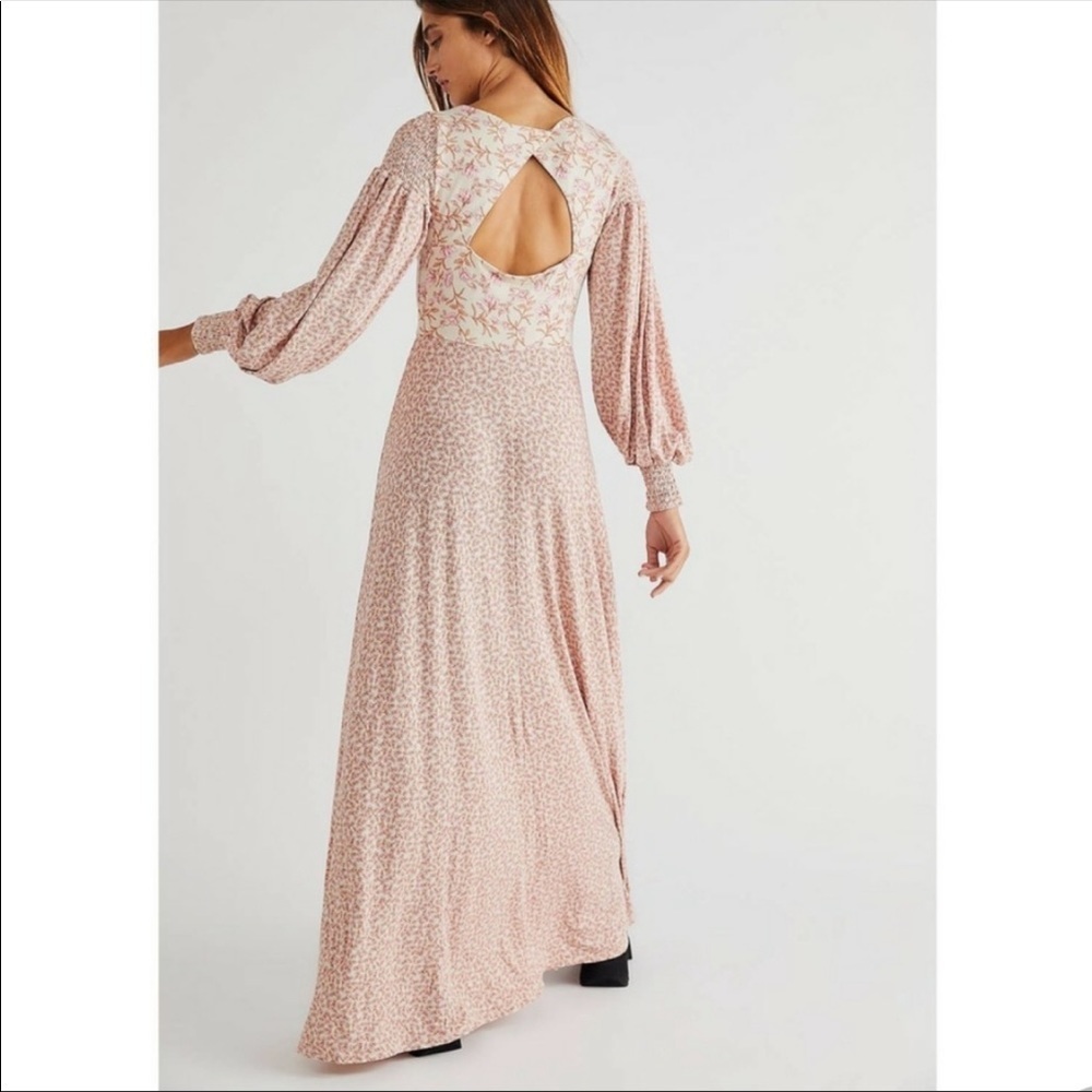 Free People Love Story Maxi Dress Tea Combo - Picture 3 of 6